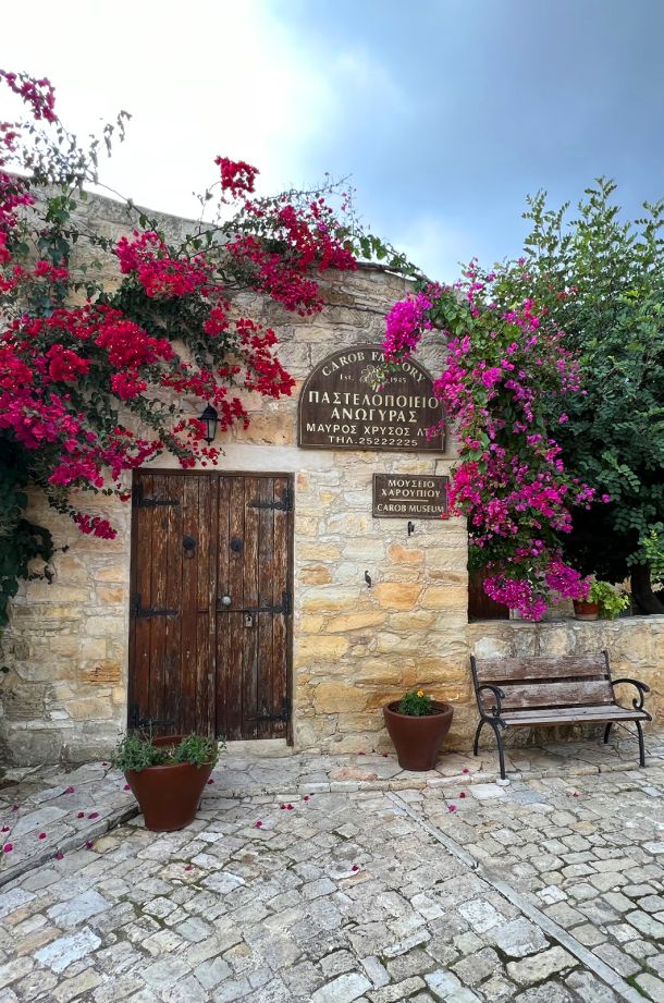 Anogiras "Mavros Chysos" Carob Mill Museum