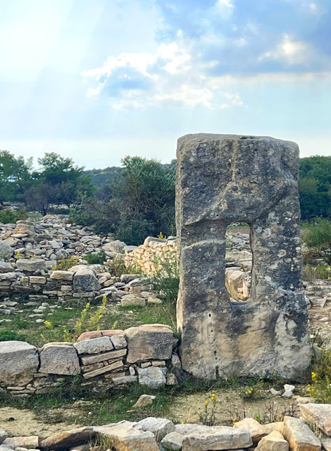 Anogyra Archaeological Site in Anogyra Village